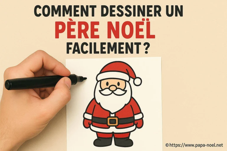 Comment dessiner un Père Noël facilement et rapidement ?