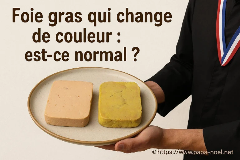 Foie gras qui change de couleur : est-ce normal ?
