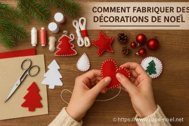 Comment fabriquer des décorations de Noël : tutoriel complet et facile