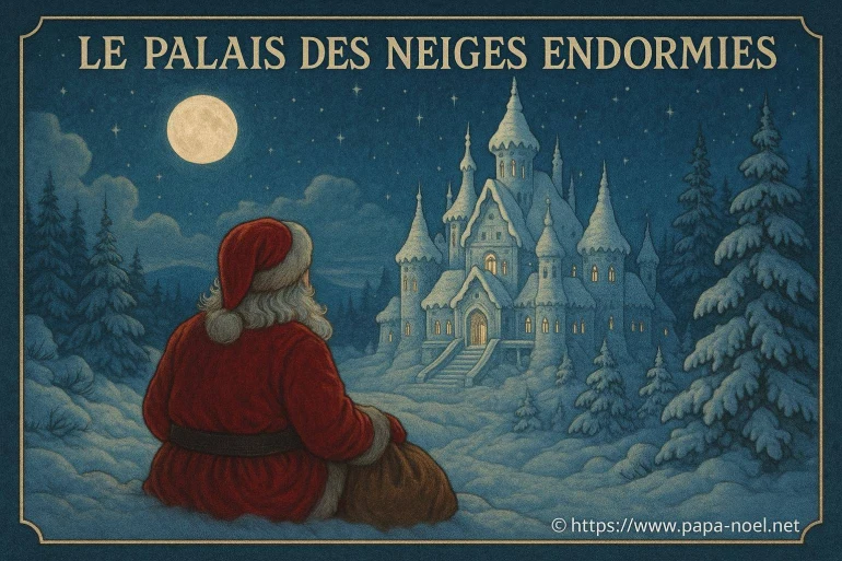 Le palais des neiges endormies, l’histoire de Noël où les rêves sommeillent