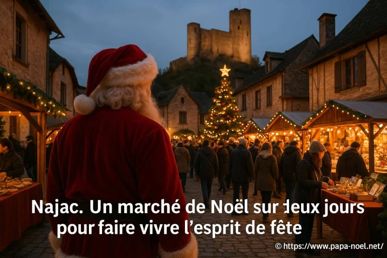 Marché de Noël à Najac : deux jours pour vivre l'esprit des fêtes en 2025