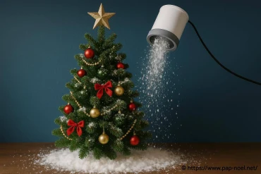 Sapin de Noël qui fait de la neige : comment ça marche ?