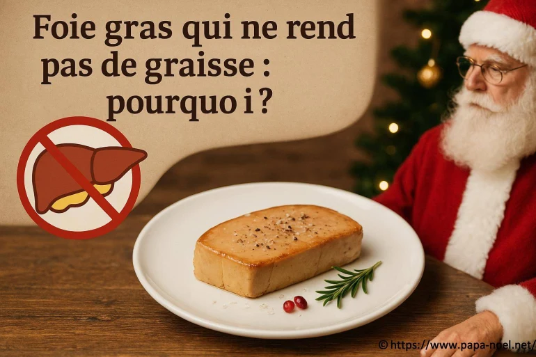 Foie gras qui ne rend pas de graisse : pourquoi est-ce possible ?
