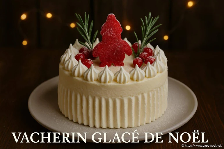 Vacherin glacé de Noël : recette givrée pour un dessert festif