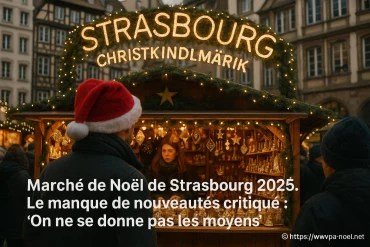 Marché de noël de strasbourg 2025 : critiques sur le manque de nouveautés