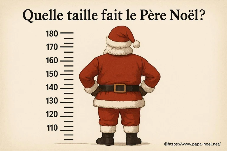 Quelle taille fait le Père Noël exactement ?