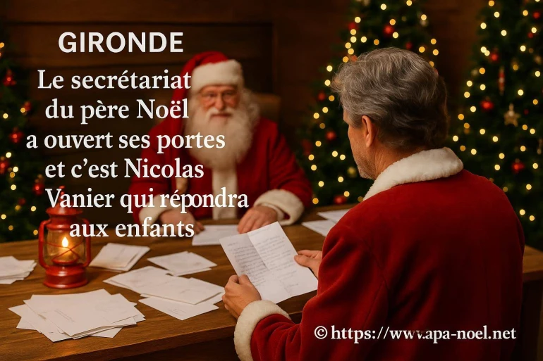 Gironde : le secrétariat du père Noël ouvre ses portes avec Nicolas Vanier