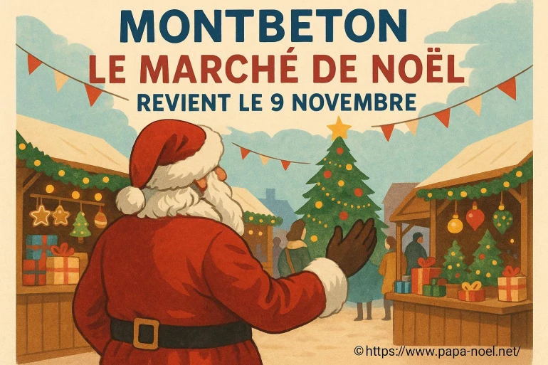 Marché de noël à montbeton le 9 novembre 2025