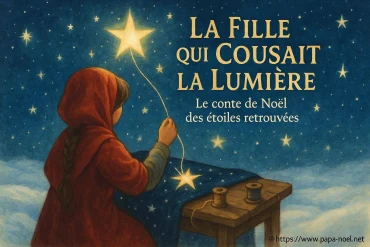 La fille qui cousait la lumière : un conte de Noël des étoiles retrouvées