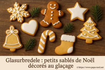 Glasurbredele : petits sablés de Noël décorés au glaçage pour vos fêtes