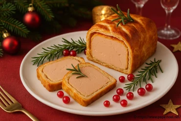 Foie gras en croûte de Noël : recette chic pour une entrée raffinée