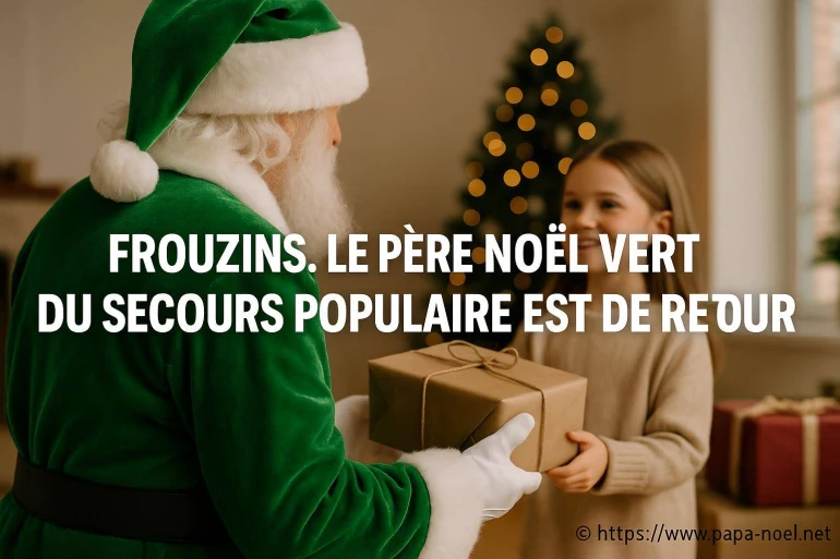 Frouzins : le père noël vert du secours populaire lance sa collecte de jouets 2025