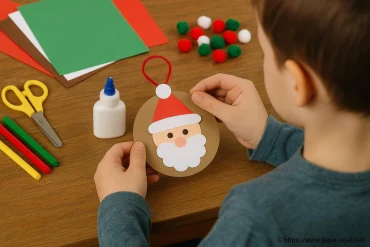 Décoration de Noël à fabriquer facilement avec les enfants : idées simples et ludiques