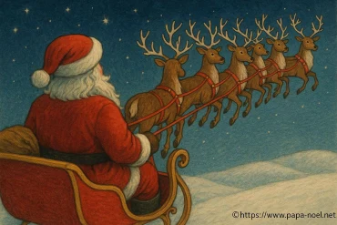 Combien de rennes tirent le traîneau du Père Noël ?