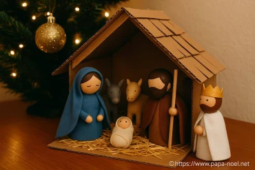 Créer une crèche de Noël maison : modèles faciles pour tous les niveaux
