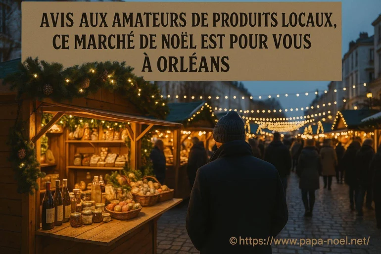 Marché de Noël des producteurs locaux à Orléans le 11 décembre 2025