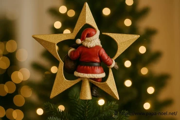 Étoile de sapin avec Père Noël qui tourne : notre sélection des meilleures décorations