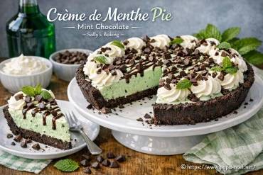 Crème de menthe pie : la tarte crémeuse au chocolat et à la menthe