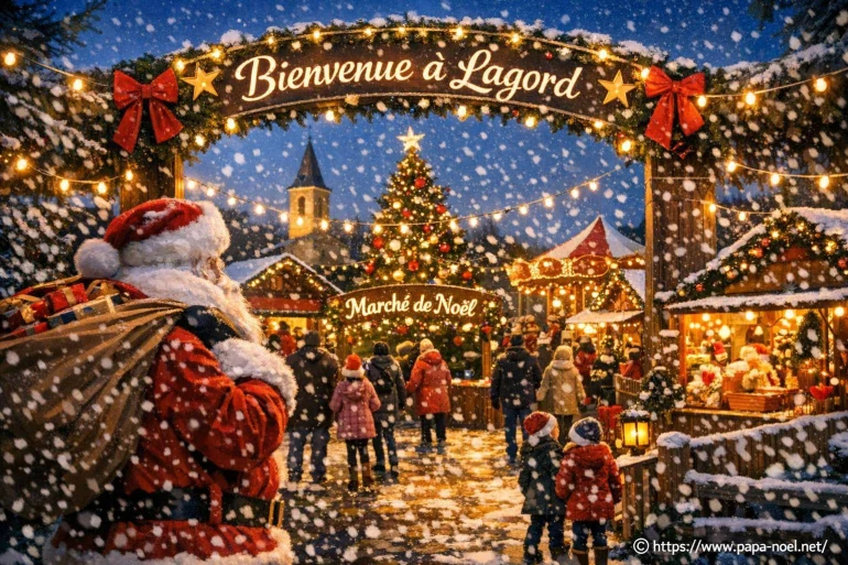 Lagord se prépare à accueillir le père noël et son marché de noël 2025