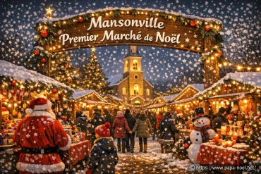 Premier marché de noël à mansonville organisé par le comité des fêtes le 7 décembre 2026