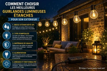 Comment choisir les meilleures guirlandes lumineuses étanches pour son extérieur ?