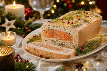 Terrine de saumon de Noël : recette facile et raffinée