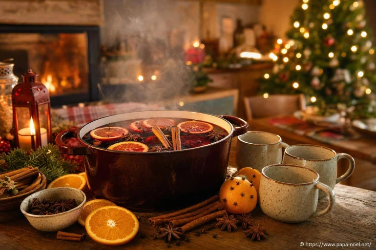 Recette de vin chaud traditionnel pour Noël : comment le préparer facilement