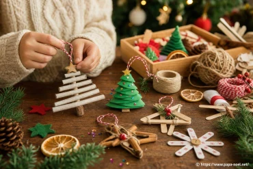 Fabriquer des décorations de Noël pour le sapin