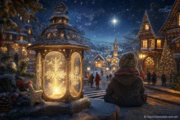 La Lanterne des Étoiles de Neige, un conte de Noël lumineux