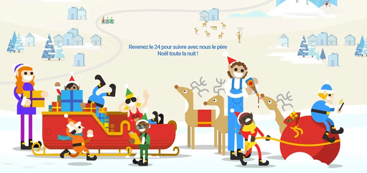 Google sur la piste du père noël
