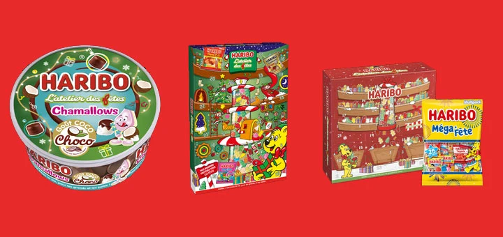 Haribo lance sa gamme de bonbons pour Noël