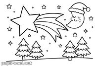 Coloriage Étoile Filante