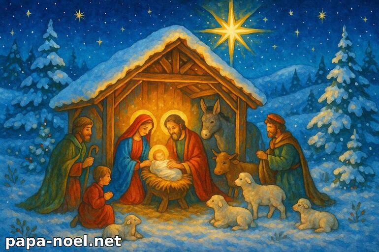 Scène de la Nativité