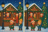 Jeux des 7 Différences de Noël