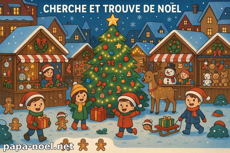 Cherche et trouve de Noël