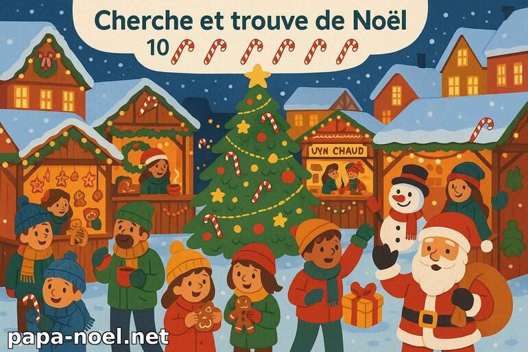 Cherche et trouve de Noël