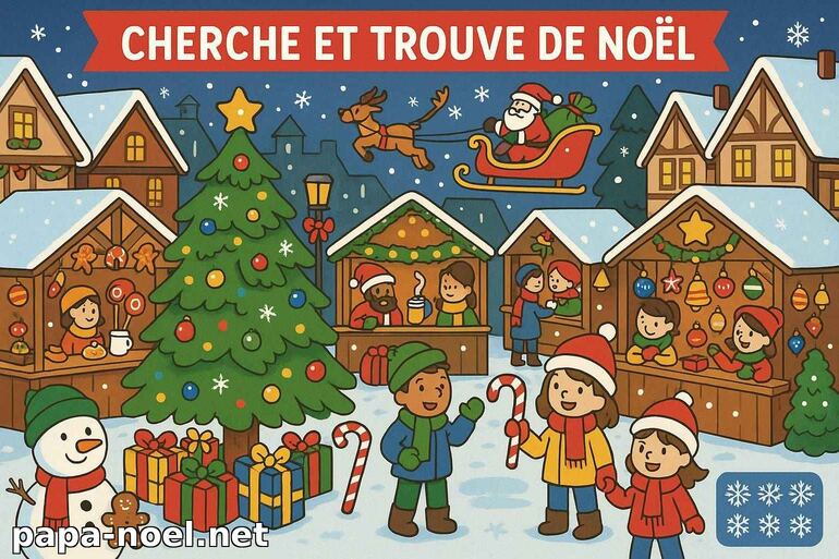 Cherche et trouve de Noël