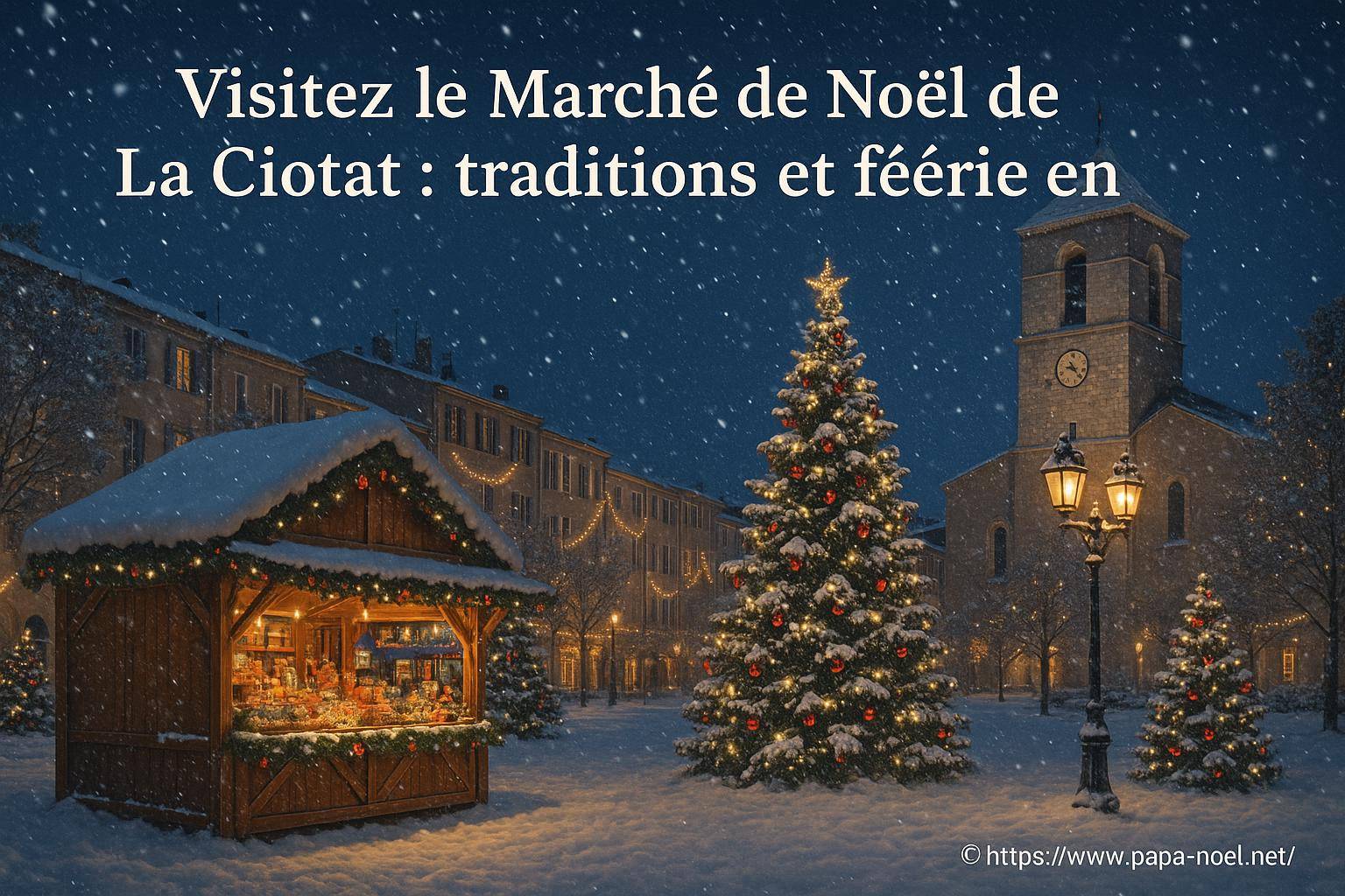 Découvrez le Marché de Noël de La Ciotat : ambiance magique de Noël en 2026