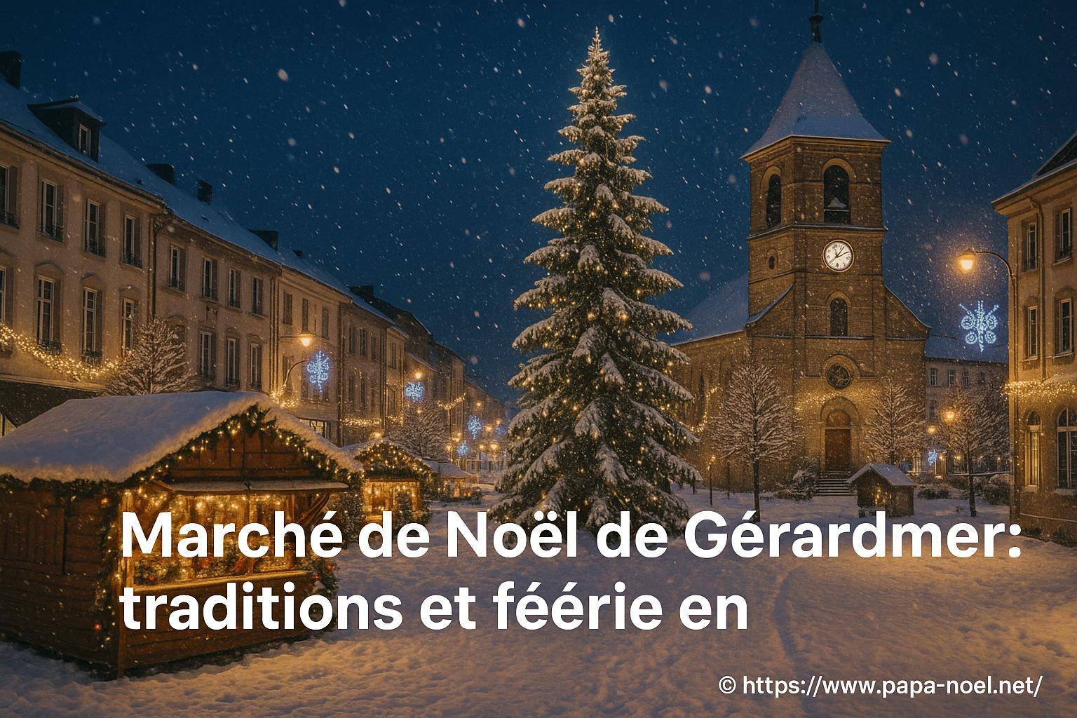 Découvrez le Marché de Noël de Gérardmer : ambiance magique de Noël en 2026