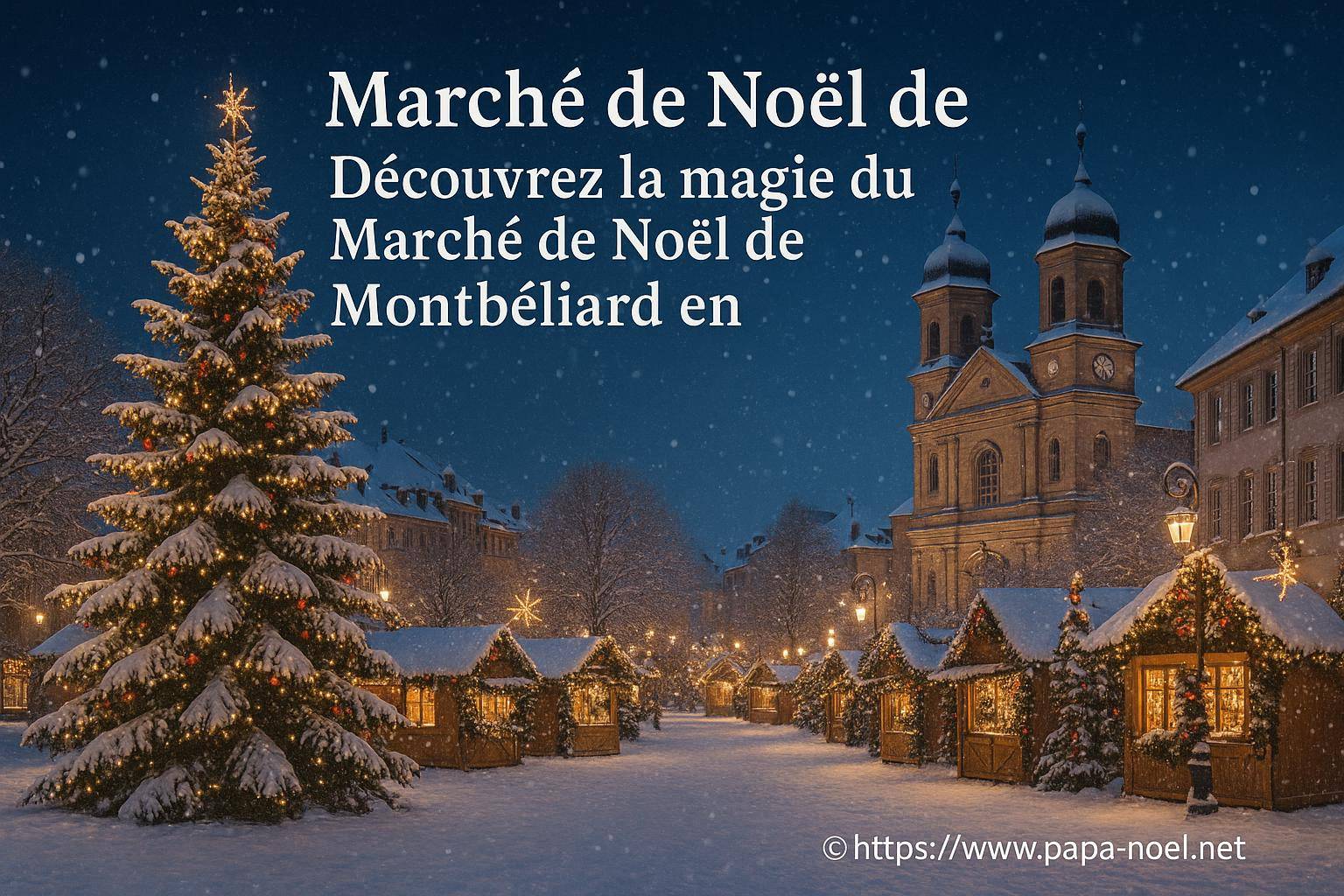 Visitez Montbéliard à Noël 2026 et découvrez son marché de Noël féerique !
