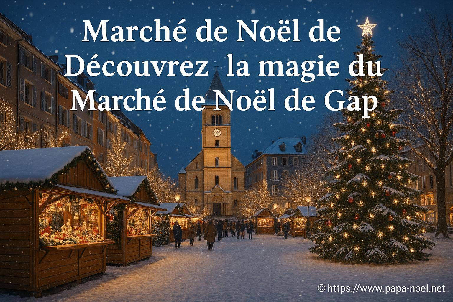 Découvrez le Marché de Noël de Gap : ambiance magique de Noël en 2026