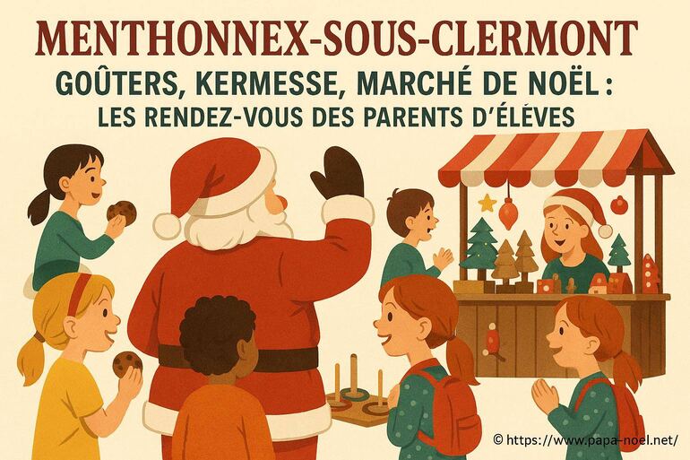 Menthonnex-sous-clermont : goûters, kermesse et marché de noël pour les parents d’élèves