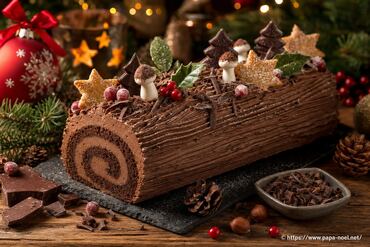 Décoration bûche de Noël comestible : idées gourmandes à réaliser chez soi