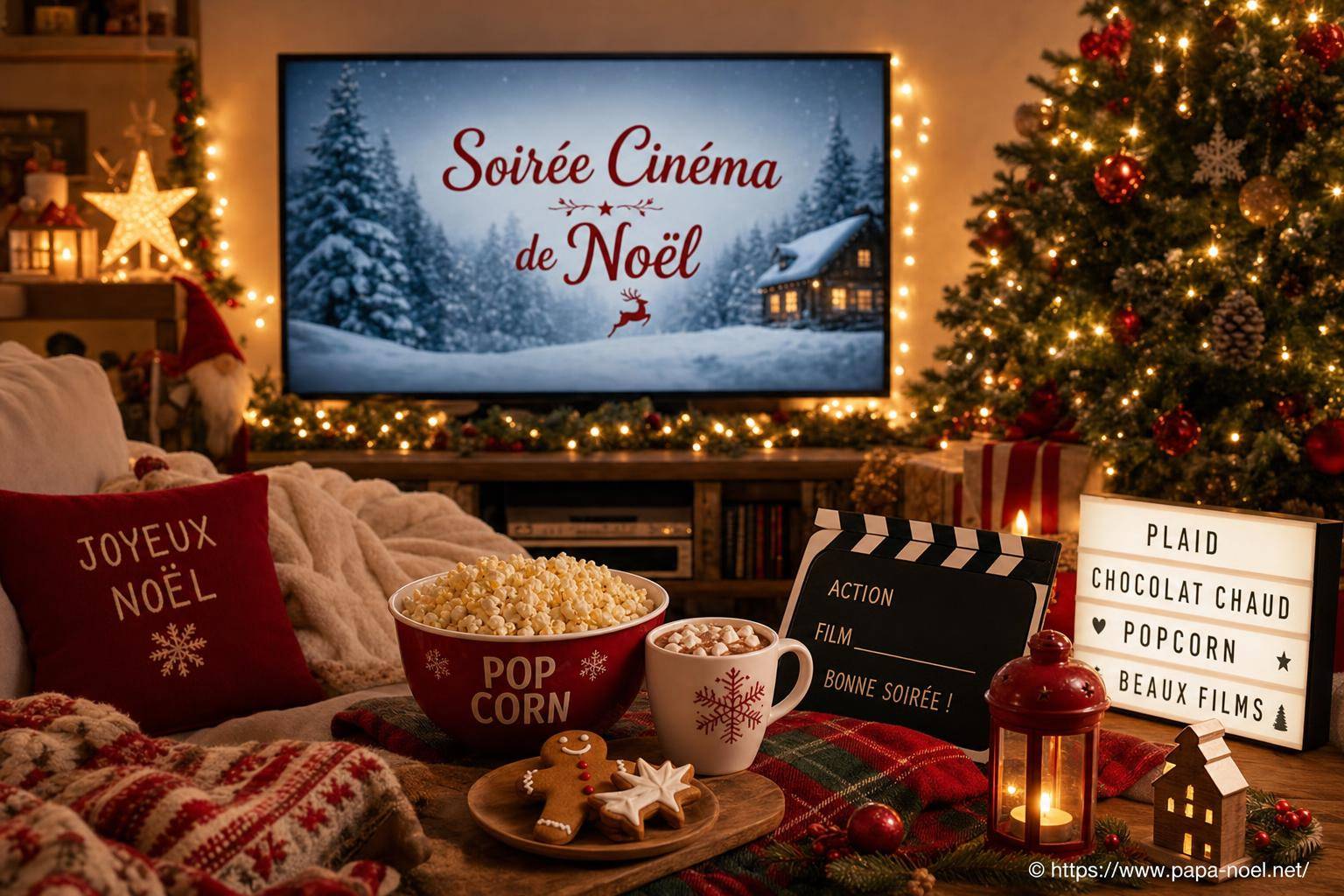 Comment créer sa soirée cinéma de Noël parfaite : conseils, déco et films à ne pas manquer