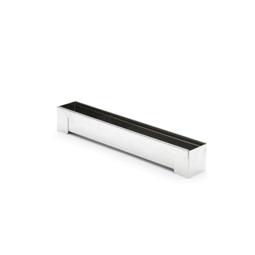 Gouttière Carrée Fine Inox 30x4 cm