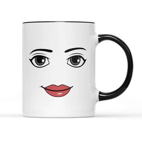 SMARTYPANTS Tasse à café et thé avec visage de femme - Cadea
