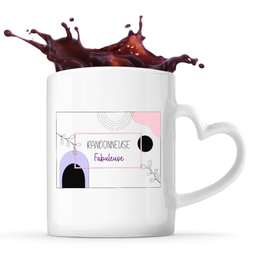 Planetee Mug Randonneuse Fabuleuse Anse Cœur 325ml - Tasse C