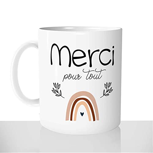 Mug-Cadeau Merci Pour Tout - Tasse Café Thé Idée Cadeau Orig