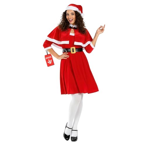 Fun Shack Deguisement Mere Noel, Robe Mere Noel Femme, Costu