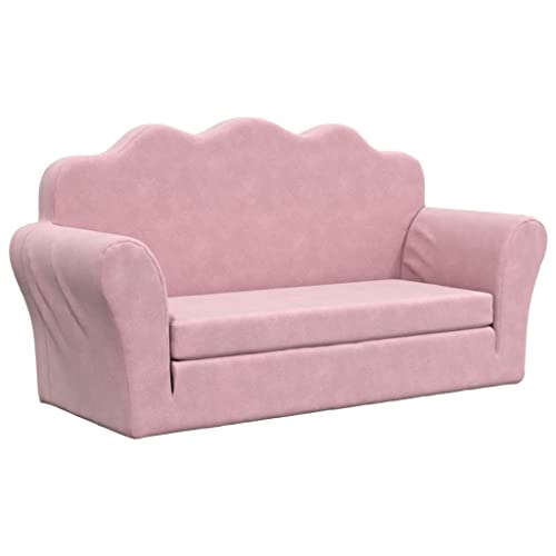 vidaXL Canapé-lit pour Enfants 2 Places, Lit de Jour avec Do